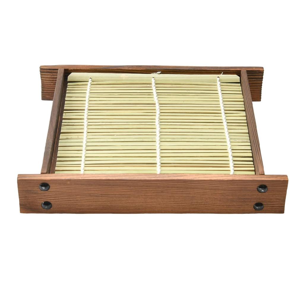 Small Charred Cedar Soba Dish with Mistakes X Noodle for Soba and Commercial Use In [19 20cm] [Wooden Soba/Udon Set] [Suitable Restaurants, Inns,