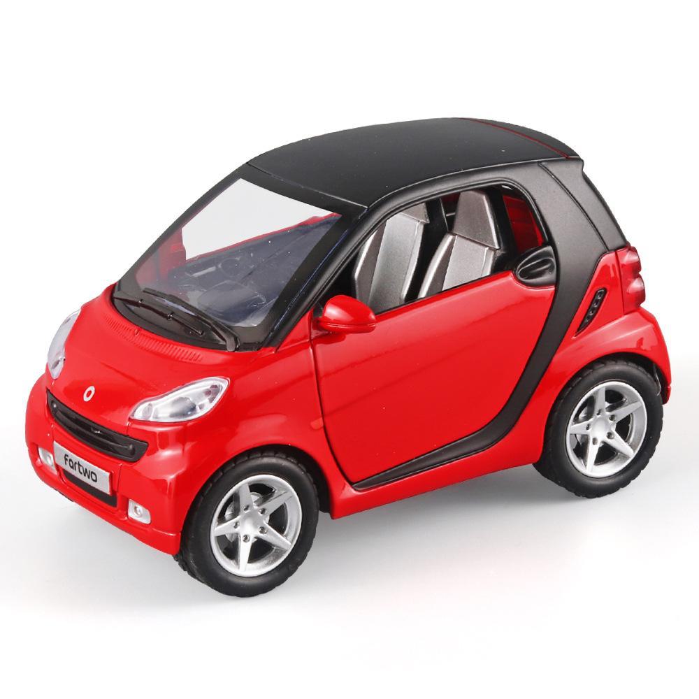 Pull-Back Alloy Toy Car with Lights and Sound, Cute Model for Boys and Girls
