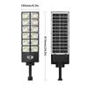 New 360 ° LED Solar Outdoor Light - Super Bright 6500K, 3 Modes, Wide-angle Motion Sensor, Semi Embedded Installation, Solar Charging