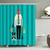 Dog Lover Shower Curtain Cute Puppy Pet Bathroom Decor Modern Farmhouse Washable Fabric Wall Art