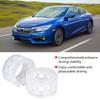 2pc Transparent Car Shock Absorber Retainer TPE Spring Buffer Power Cushion Type B+
