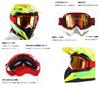 Goggles with Interchangeable Sports Sunglasses for Jet Half Outdoor Impact Wide Field of UV Helmet Portable and Easy To Perfect for Cleaning Winter