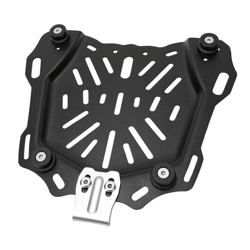 Motorcycle Trunk Bracket Carbon Steel Motorcycle Rear Tail Box Base Plate for 25L 65L Trunk