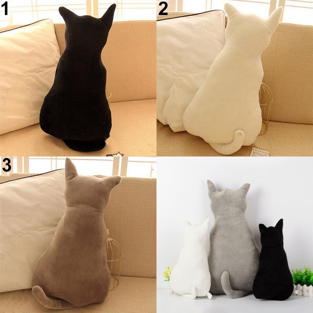 Adorable Plush Back Cat Toy Sofa Pillow Cushion Perfect For Cozy Home Decor