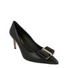 Salvatore Ferragamo Zeri 70 Leather Pumps Black