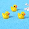 Tiny Resin Duck 50pcs/lot Cute Mini Duck for Micro Landscape DIY Dollhouse