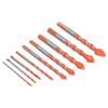 9Pcs Masonry Drill Bits Set Cemented Carbide Industrial Strength Carbide Tip for Wood Ceramic Tile