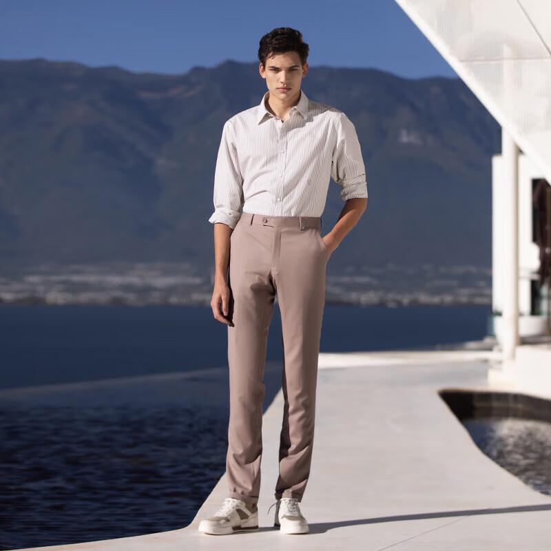 VICUTU Men s Long-Staple Cotton Slim Fit Business Shirt XL