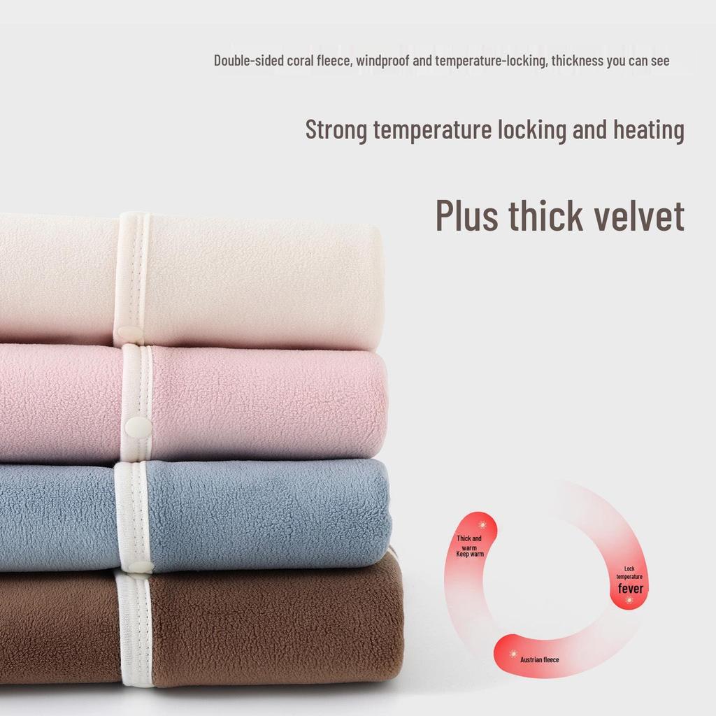 Vestă Coral Fleece Căptușită cu Fleece pentru Bebeluși, Băieți și Fete - Îmbrăcăminte Exterioară Caldă pentru Toamnă/Iarnă