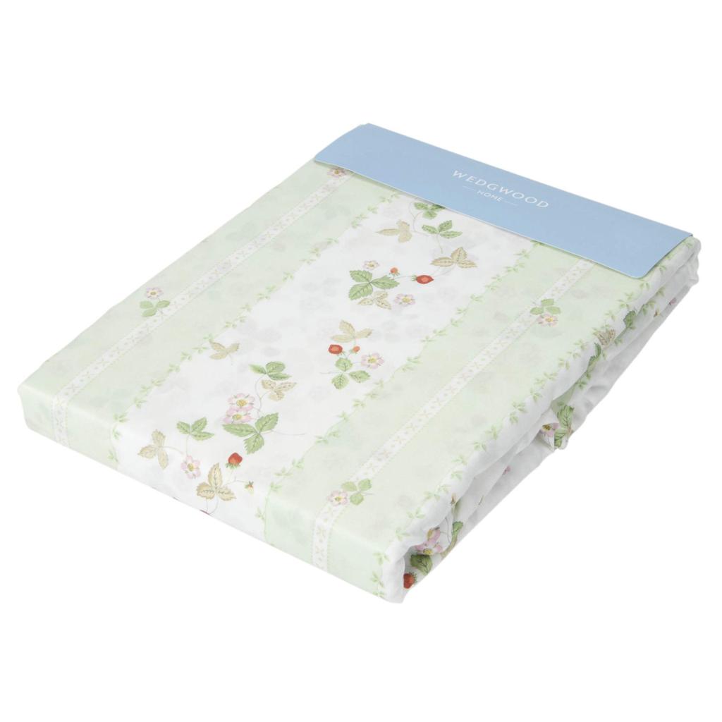 Nishikawa Duvet Cover Single Wedgwood Wild Strawberry Easy To Put On and Take Off Made In Japan Green PI07900623G [Nishikawa]