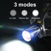 2*XHP300 Sensor Headlamp LED Rechargeable USB Head Flashlight High Power Head Torch Lantern Camping Fishing