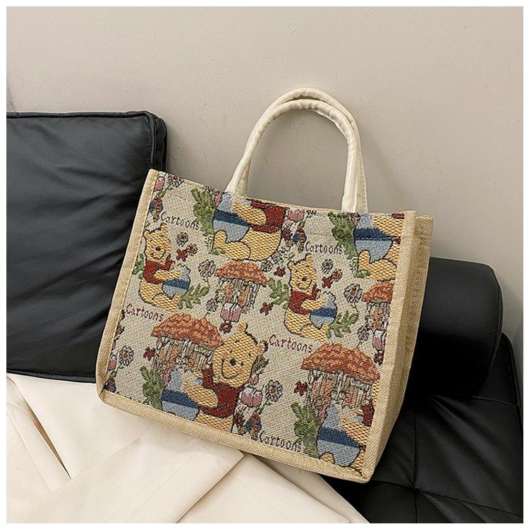 

Литературные женские сумки высокой ценности, хлопково-льняные сумки-ветровки большой вместимости, модные женские рабочие сумки-тоут