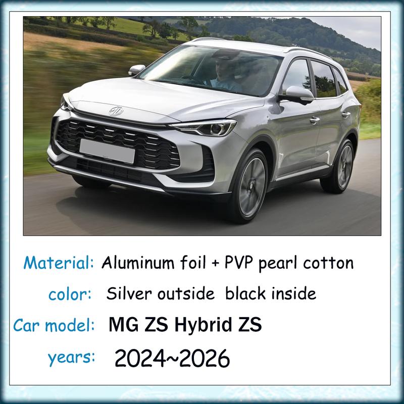 Für MG ZS Hybrid ZS 2024~2026 2025 Auto Dachfenster Sonnenschutz Seitenfenster Windschutzscheibe Sonnenschutz UV-Schutz Sonnenschirm Zubehör