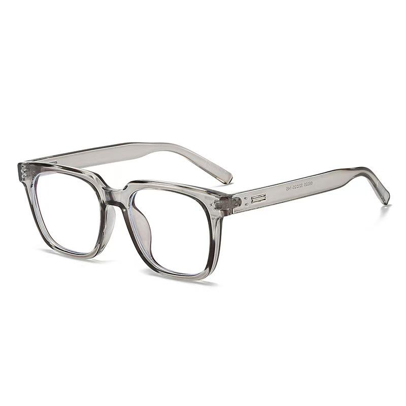 Unisex GM Eyeglass Frames: Stylish Square, Blue Light Blocking, Prescription Myopia Glasses, Perfect for Going Out