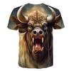 Streetwear 3D Animal T Shirt Man 3D Printing Tee Shirts Funny Hip Hop Men Round Neck Short Sleeve Casual Top