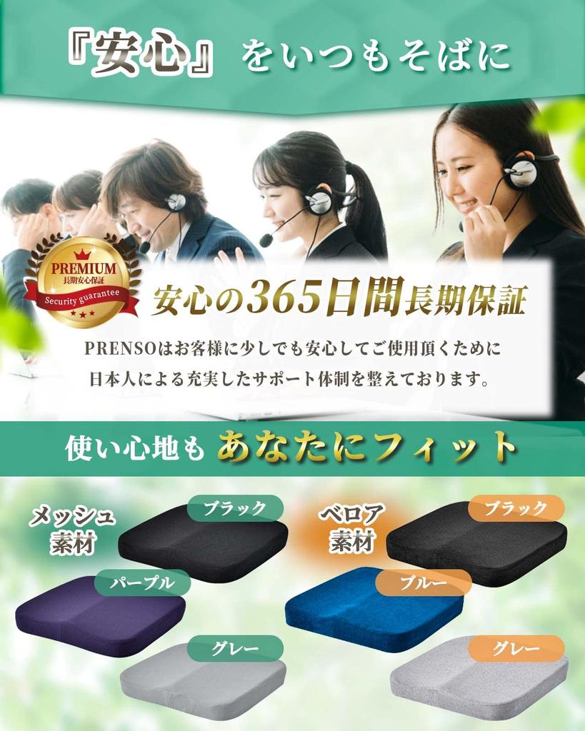 HeartFit Wheelchair Cushion Bottom Nursing Care Product (PRENSO) [No Pain] Non-Slip (1 [Mesh Material] Black)