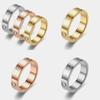Hot Selling Stainless Steel  New Love Diamond Couple Rings For Women Men Valentine Day Gifts Size 5-11