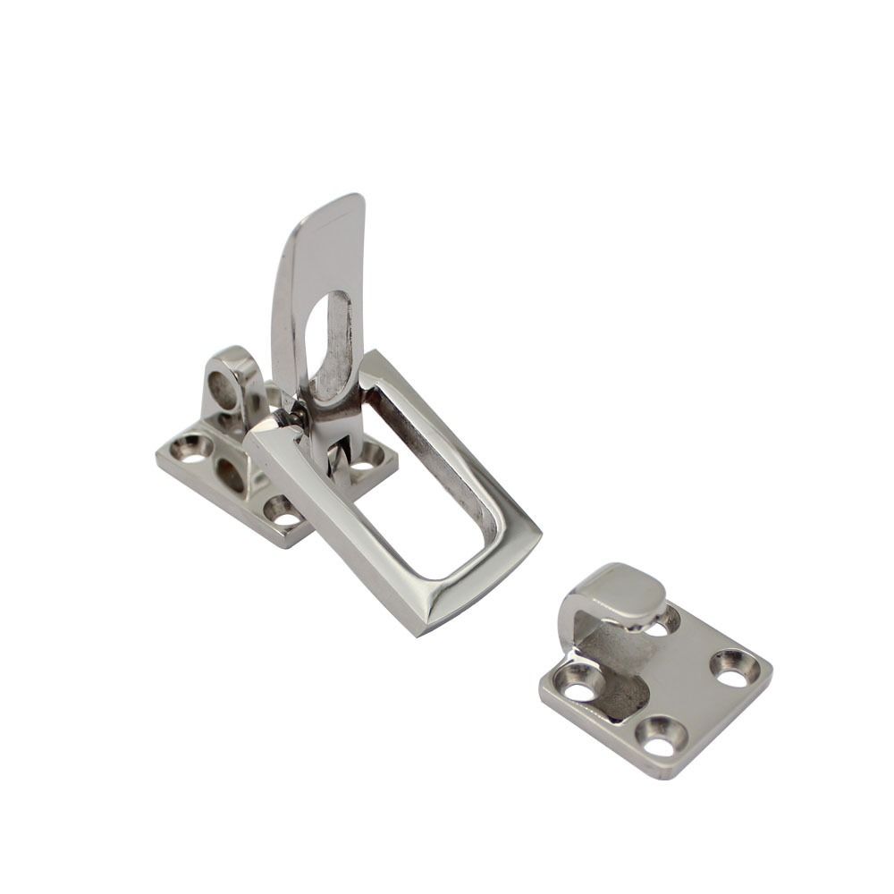 Silver Finish Door Lock Catch Marine Grade Boat Locker Clamp Marine Anti-Rattle Fastener Boat Door