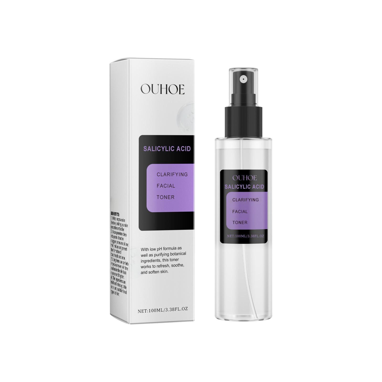 

Тоник для лица с салициловой кислотой Сужает поры Очищенный Контроль жирности Осветление Увлажнение Разглаживание Восстановление Питательный Уход за кожей Pr 100ml