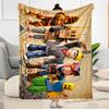 Roblox 388 Blanket Soft & Cozy Perfect for Bedding Seaside Picnics Four Seasons Multipurpose Digital Print Birthday Christmas Gift Blanket