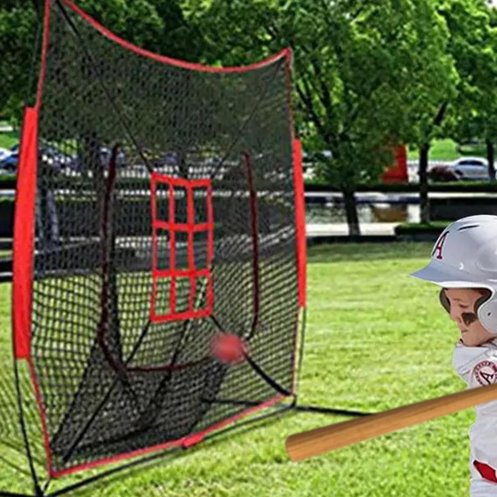 Baseball Practice Net Portable Hitting Pitching Batting Training Net Baseball Pitching Net Training Aids For Hitting Pitching