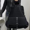 Damen Nylon-Netz-Patchwork-Rucksack Große Kapazität Lässig Vielseitig Schulter-Handtasche