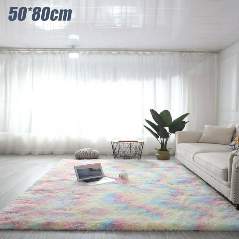Buy Tie Dye Printed Living Room Rugs Modern Floor Carpets Tea Table