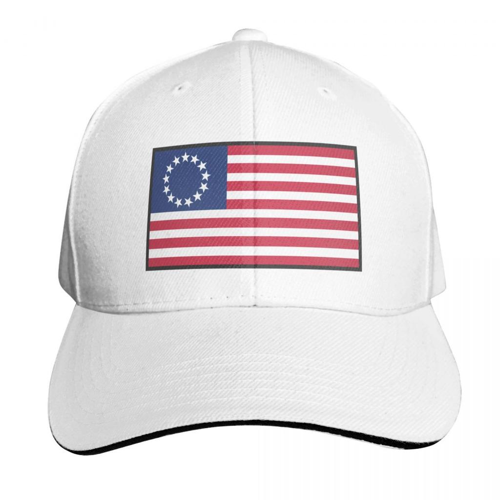 Betsy Ross Flag Baseball Cap western Hat Wild Ball Hat Luxury Cap derby hat Womens  Unisexs