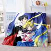 Japanese anime cute cartoon theme Sailor Moon Tsukino Usagi blanket suitable for home beds, sofa covers, office nap, outdoor warm blankets O7