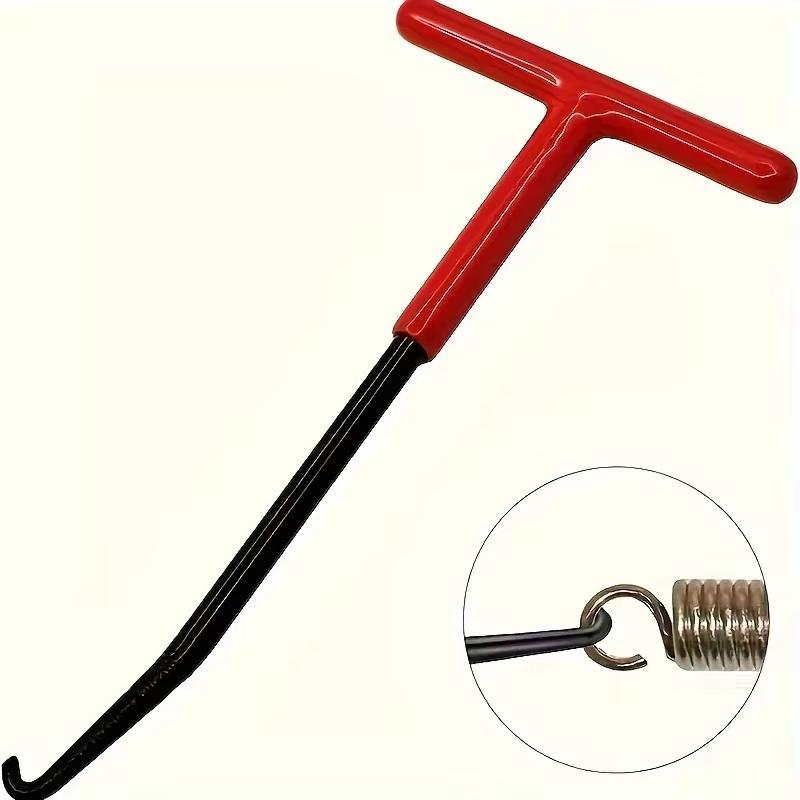 T-Handle Motorcycle Exhaust Spring Puller Hook – Repair Tool for Exhaust Pipe Spring Removal  Installation красный
