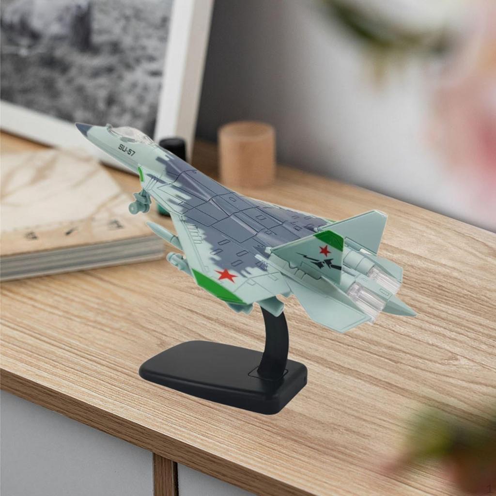 1:72 Diecast Fighter Model Miniature Toy High Detailed Collection with Base Jet for