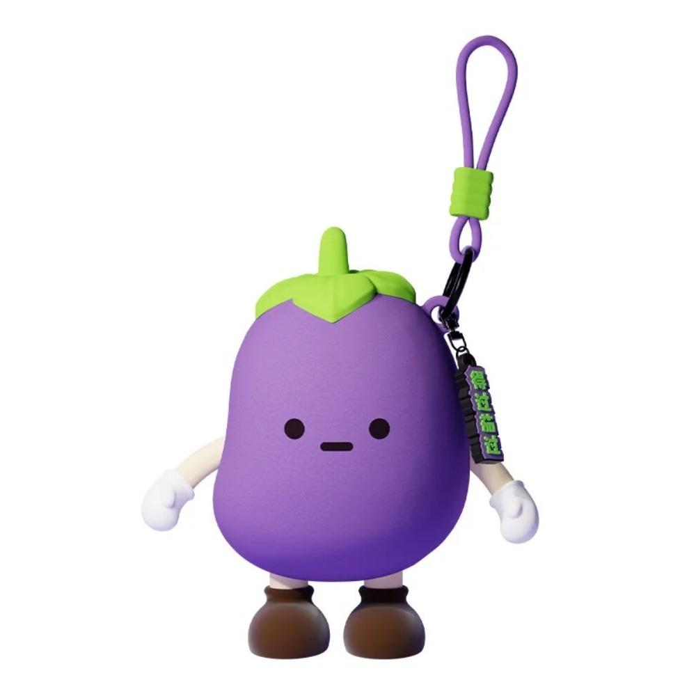New Silicone Storage Bag Vegetable Series Mini Earphone Bag Kawaii Coin Purse Kids