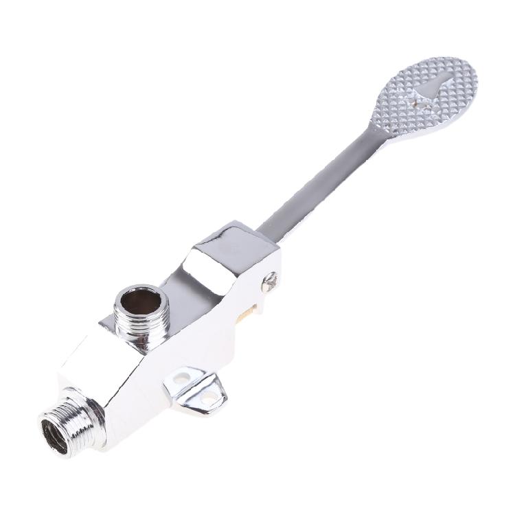 Kitchen Sink Water Faucet High Arc Basin Faucet Foot Pedal Control Water Tap