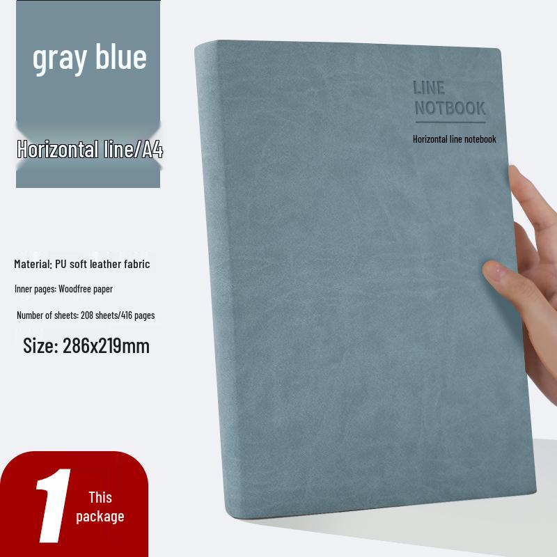 Large A4 Business Notebook - Thick Pages for Meetings and Daily Records