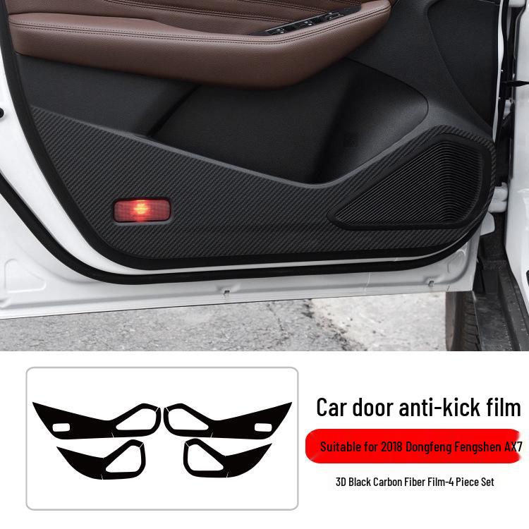 Dongfeng Fengshen AX7 Interior Carbon Fiber Center Console Protective Sticker: Fits 18 Models