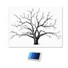 Guest Sign In Book With Ink Pad, Fingerprints Tree