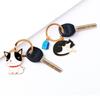 Cartoon Animal Stainless Steel Key Chain Cute Key Chain Car Key Ring Couple Pendant