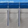 Luxury 925 Sterling Silver Delicate Long Pillar Earrings for Women Fashion Accessories Jewelry Wedding Gifts