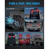 Rechargeable Wireless Reflective Lens Truck Taillights Brake Lights LED Trailer Rear Tail Turn Signal Lamp Caravan Camper Lorry