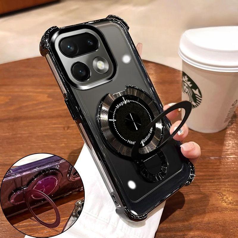 Case For Realme 16 Pro Plus Fashionable High-end Airbag Anti-slip Magnetic Stand Cover For Realme16 Pro Shockproof Funda