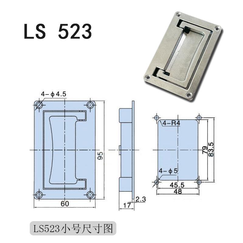 Modern Industrial Hidden Panel Folding Cabinet Door Drawer Handles - Kitchen Furniture Hardware