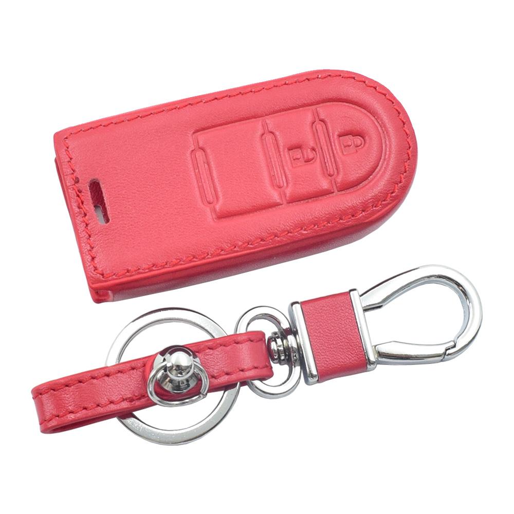 ATOBABI Leather Car Key Case For Toyota Passo Pixis Joy Epoch Daihatsu Boon Move Cast Wake Thor Smart Remote Control Fobs Cover