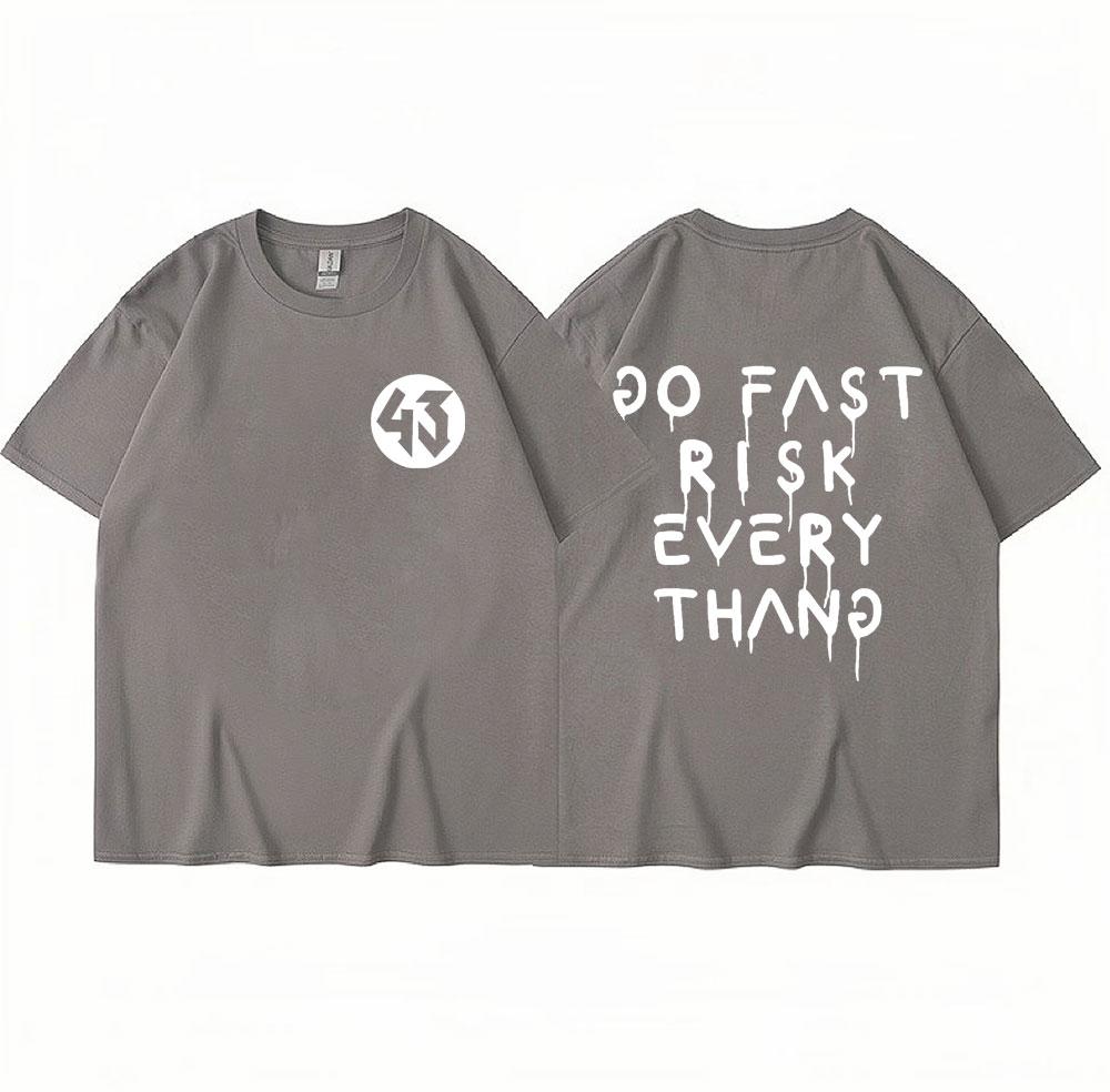 Ken Block Bokstavstryck Herr T-shirt Sommarmode Ken Block 43 Samma Stil T-shirt Män Kvinnor Lös Kortärmad Oversized T-shirt