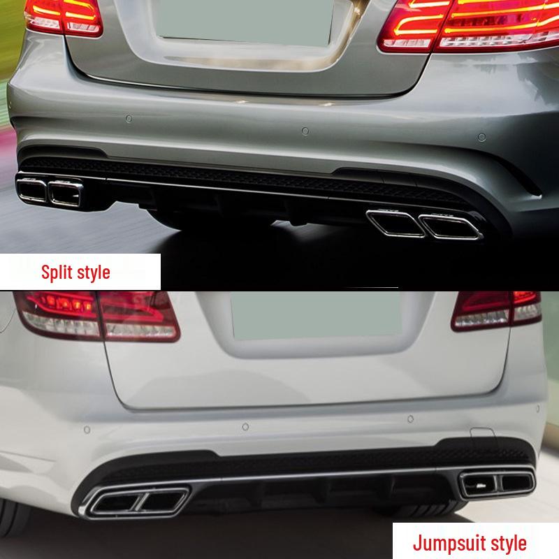 Auspuffrohrmodifikation für Mercedes-Benz W212 E-Klasse (14-16 Jahre): E63 AMG, E260L, E200 Auspuffendrohr