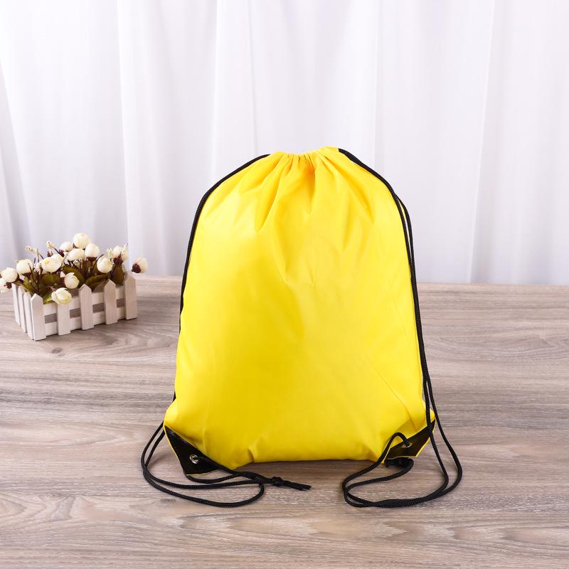 Custom Polyester Waterproof Double Drawstring Backpack with Logo