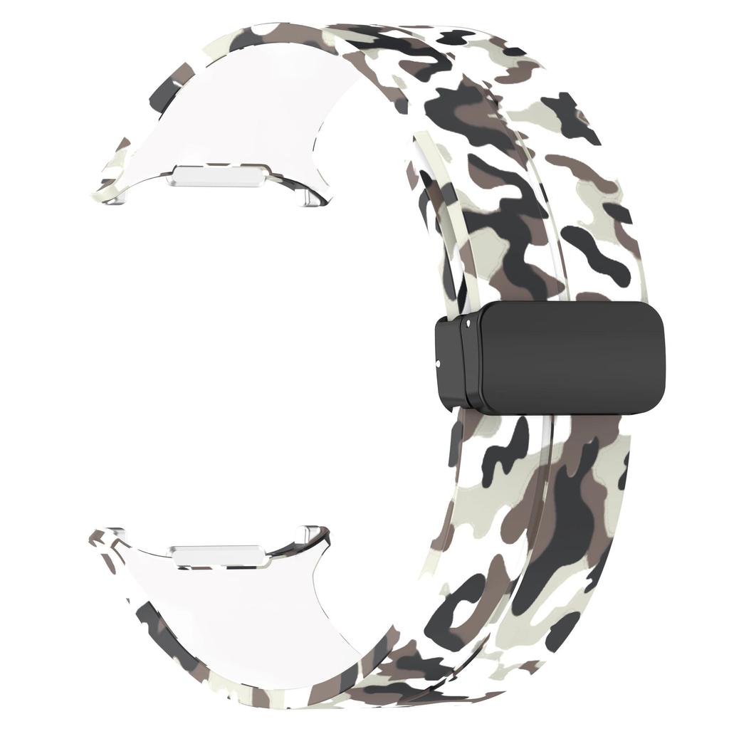 Silicone Sport Strap for Samsung Galaxy Watch Ultra 47mm Strap Magnetic Folding Clasp for Watch Ultra Replacement Bracelet Strap