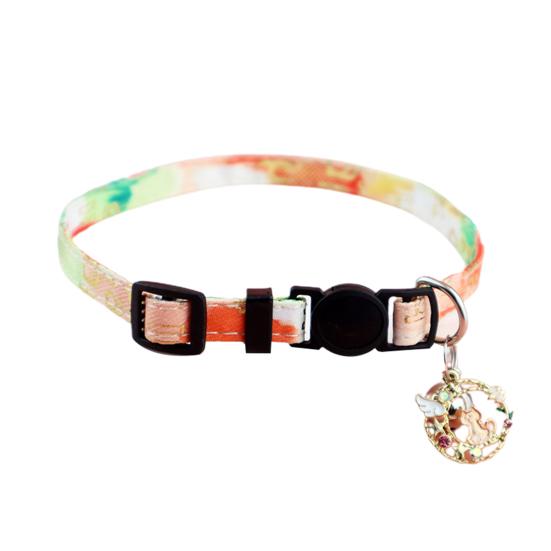 Pet Collar Comfortable Decorative Adjustable Kitten Supplies Bells Bright Necklace for Kitty