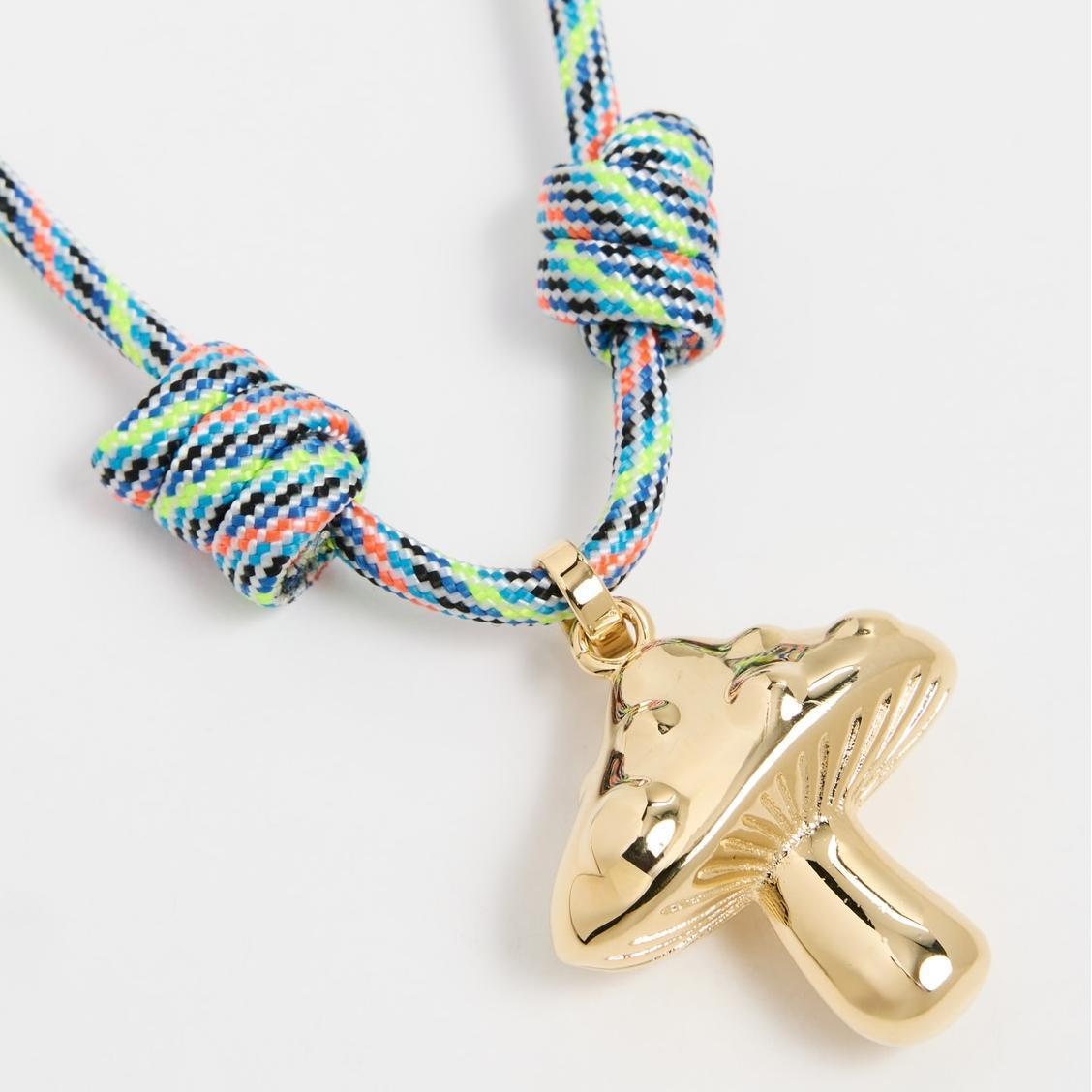 Stainless Steel Color Retention Necklace Waterproof Bath With Basic Elements Flower Love Mushroom Jewelry Women