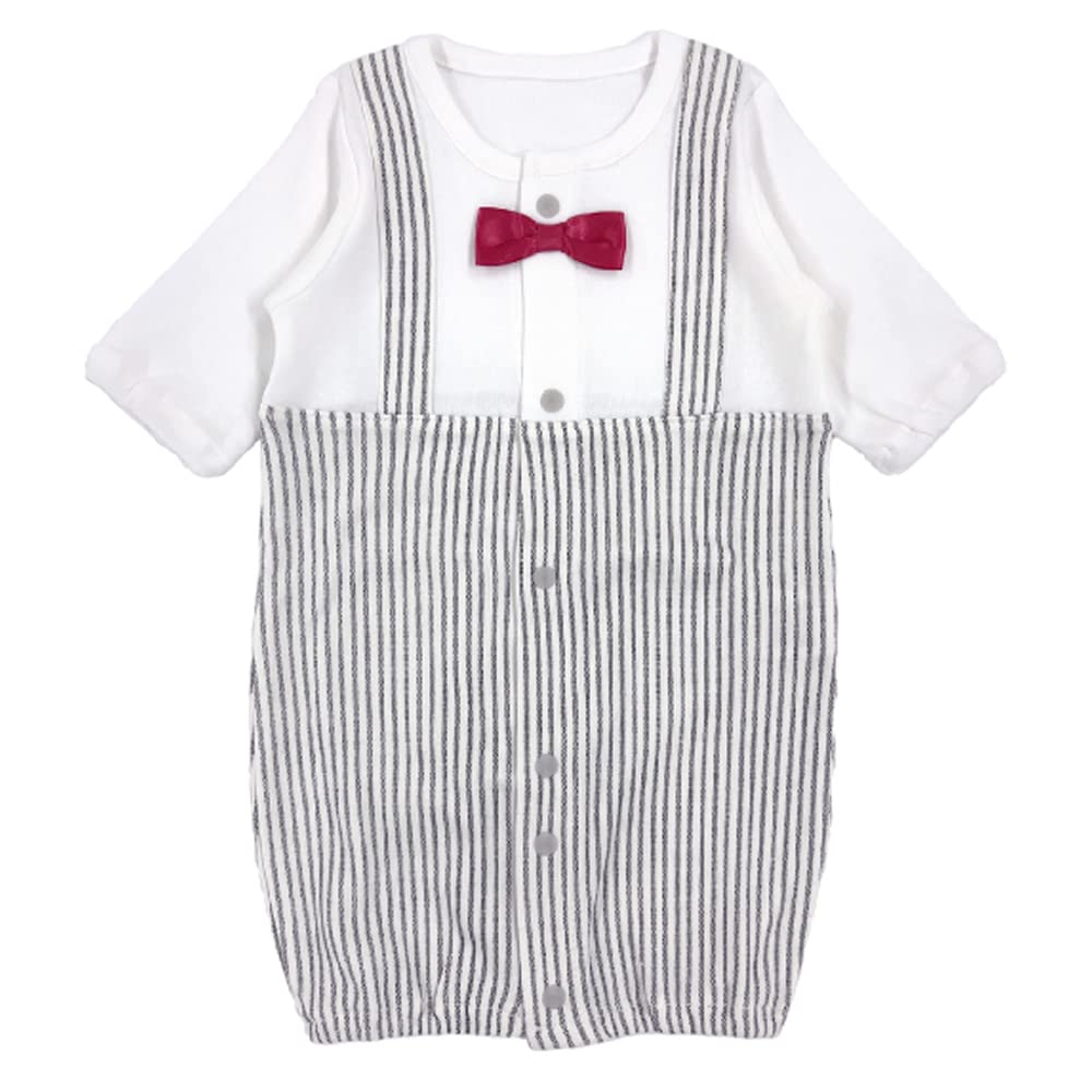 

Хакл Бэби Бэби Бэби Новорожденный Мальчик Церемониальный Подходит для Недоношенных Весов Двусторонний Цельный Наряд, Платье, (40-50см), P5107A-50-00