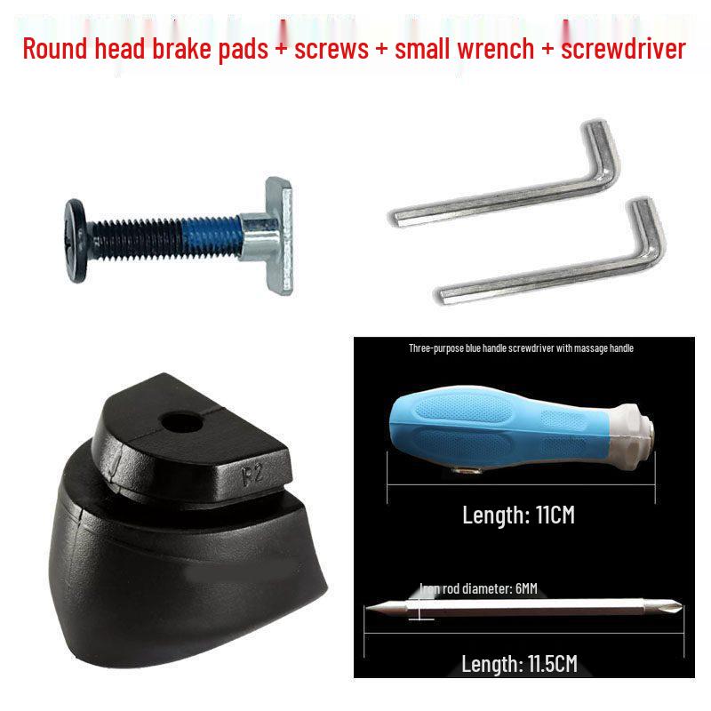 Children's Inline Skate Rubber Brake Pad for Boys and Girls - Wear-Resistant Brake Head for Roller Skates
